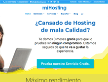 Tablet Screenshot of mihosting.com